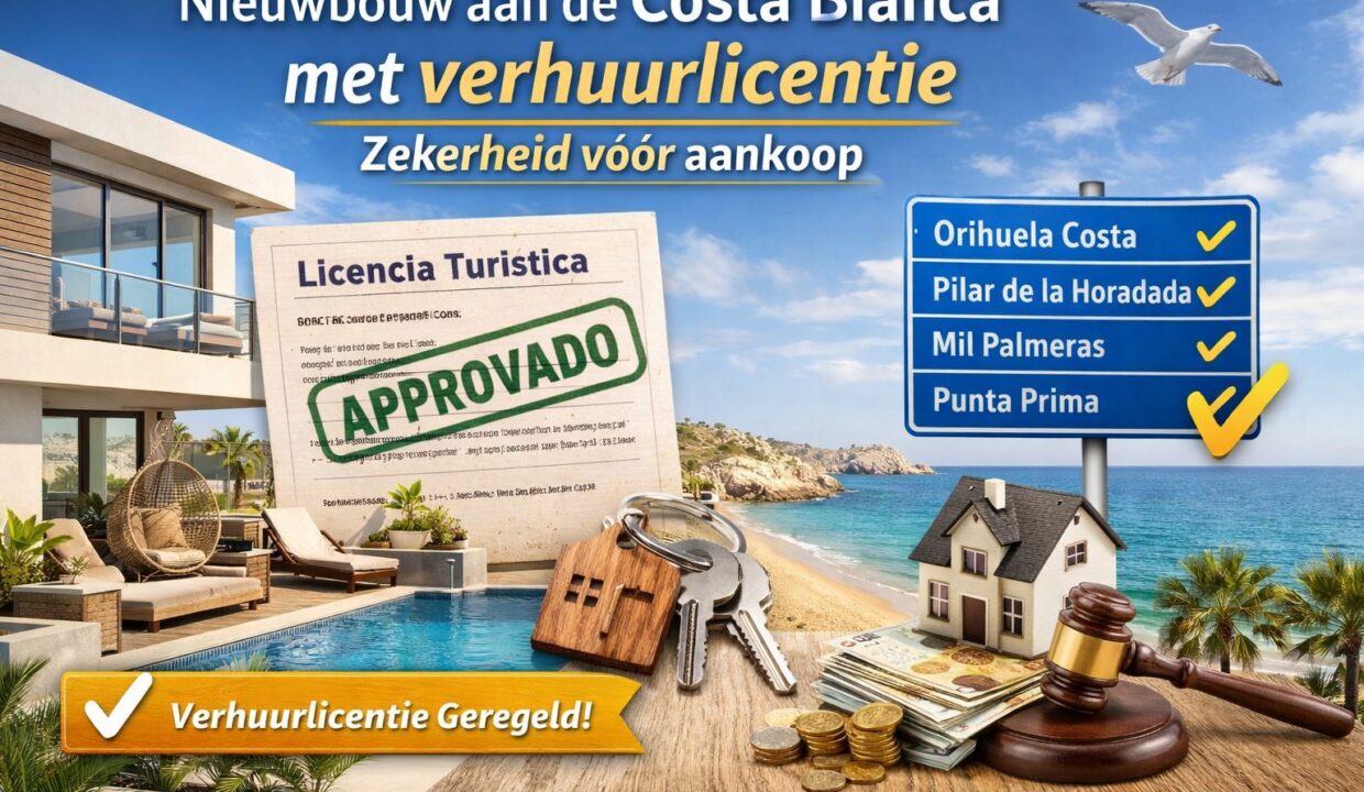 Verhuurlicentie artikel 2026 Huis kopen aan de Costa Blanca