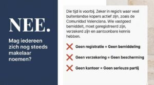 Mag iedereen zich makelaar noemen in Spanje 2026 Huis kopen aan de Costa Blanca