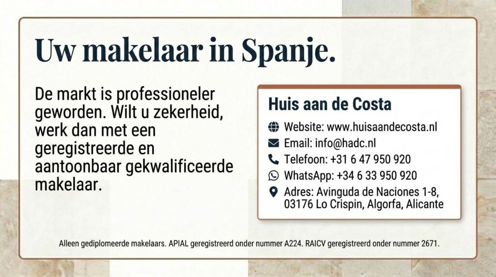 Vastgoed Kopen Spanje Veilig en Legaal Pagina 11 2026 Huis kopen aan de Costa Blanca